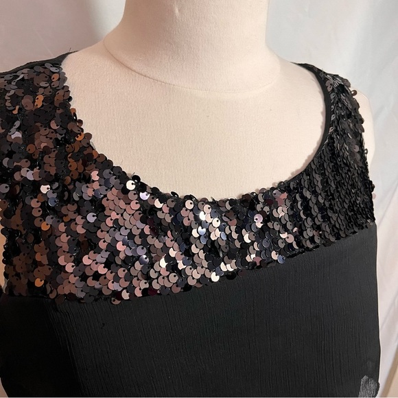 Apt 9 Sequined Ruffled Top - Picture 3 of 4